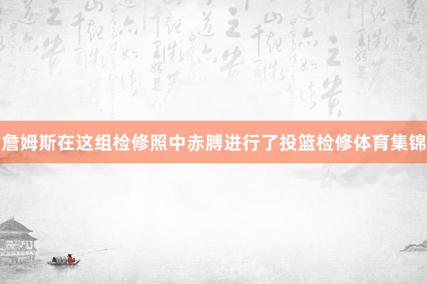 詹姆斯在这组检修照中赤膊进行了投篮检修体育集锦