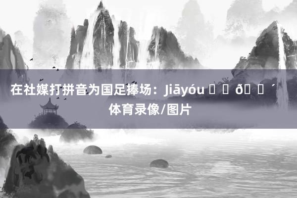 在社媒打拼音为国足捧场：Jiāyóu ⚽️🔴    体育录像/图片