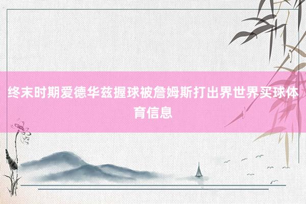 终末时期爱德华兹握球被詹姆斯打出界世界买球体育信息
