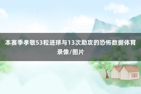 本赛季孝敬53粒进球与13次助攻的恐怖数据体育录像/图片