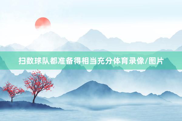 扫数球队都准备得相当充分体育录像/图片