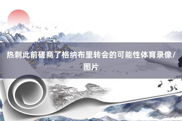 热刺此前磋商了格纳布里转会的可能性体育录像/图片