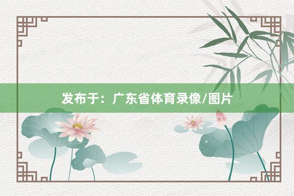 发布于：广东省体育录像/图片
